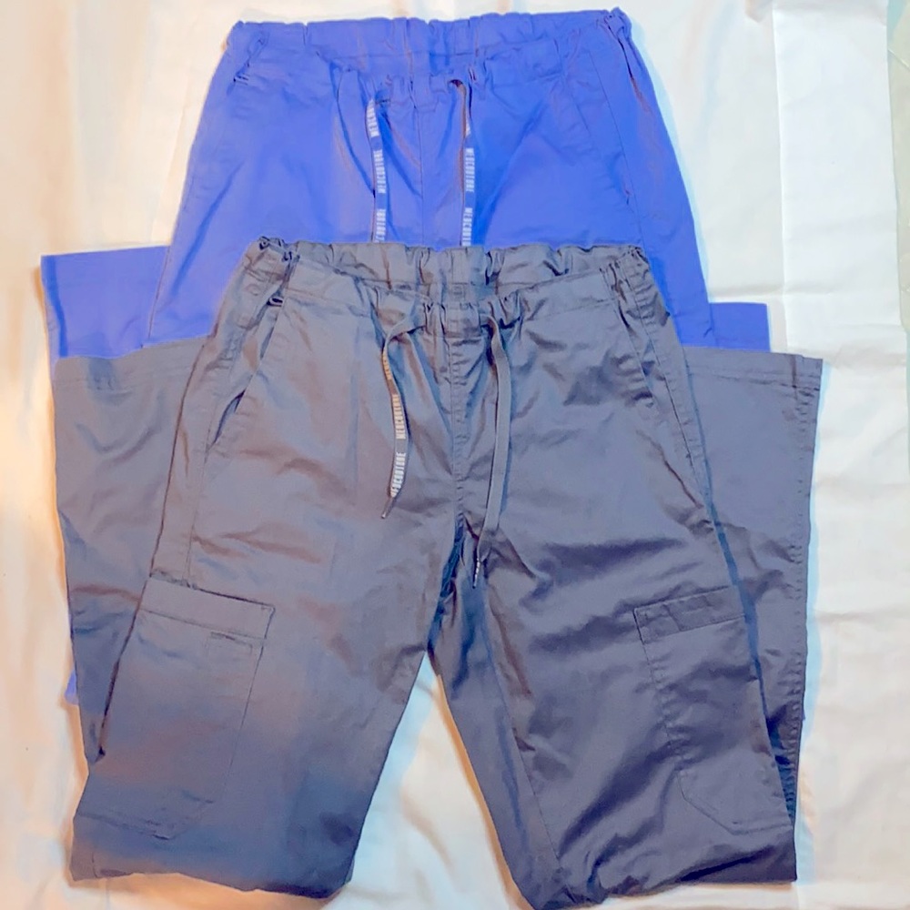 2 pairs of Med Couture scrub pants